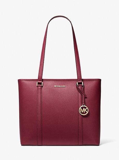 michael kors shopper sady|Sady Medium Saffiano Leather Tote Bag .